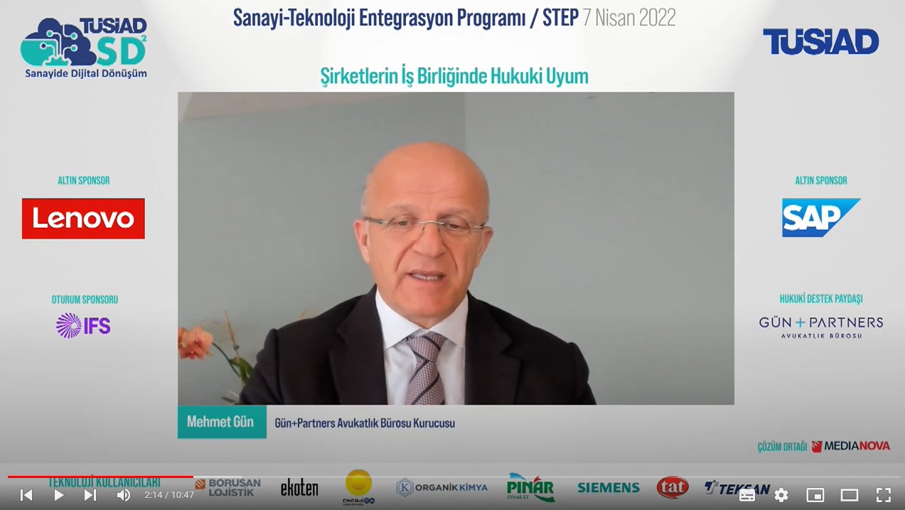 TÜSİAD SD² - STEP 2022/5.Dönem - Şirketlerim İş Birliğinde Hukuki Uyum