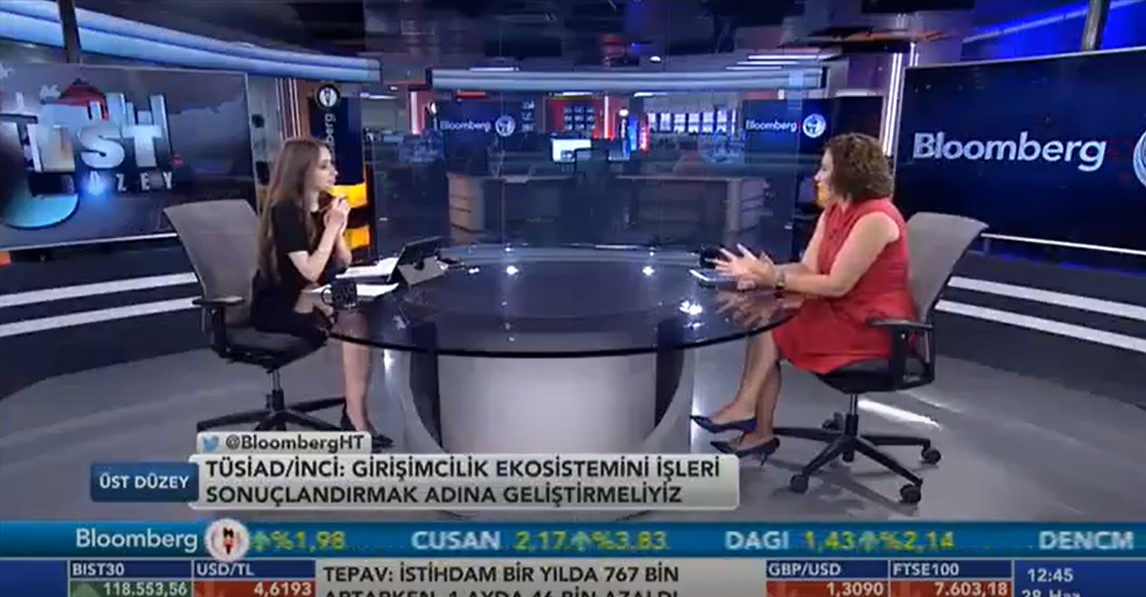 TÜSİAD Sanayide Dijital Dönüşüm Programı Görev Gücü Başkanı Perihan İnci Bloomberg HT'ye konuk oldu